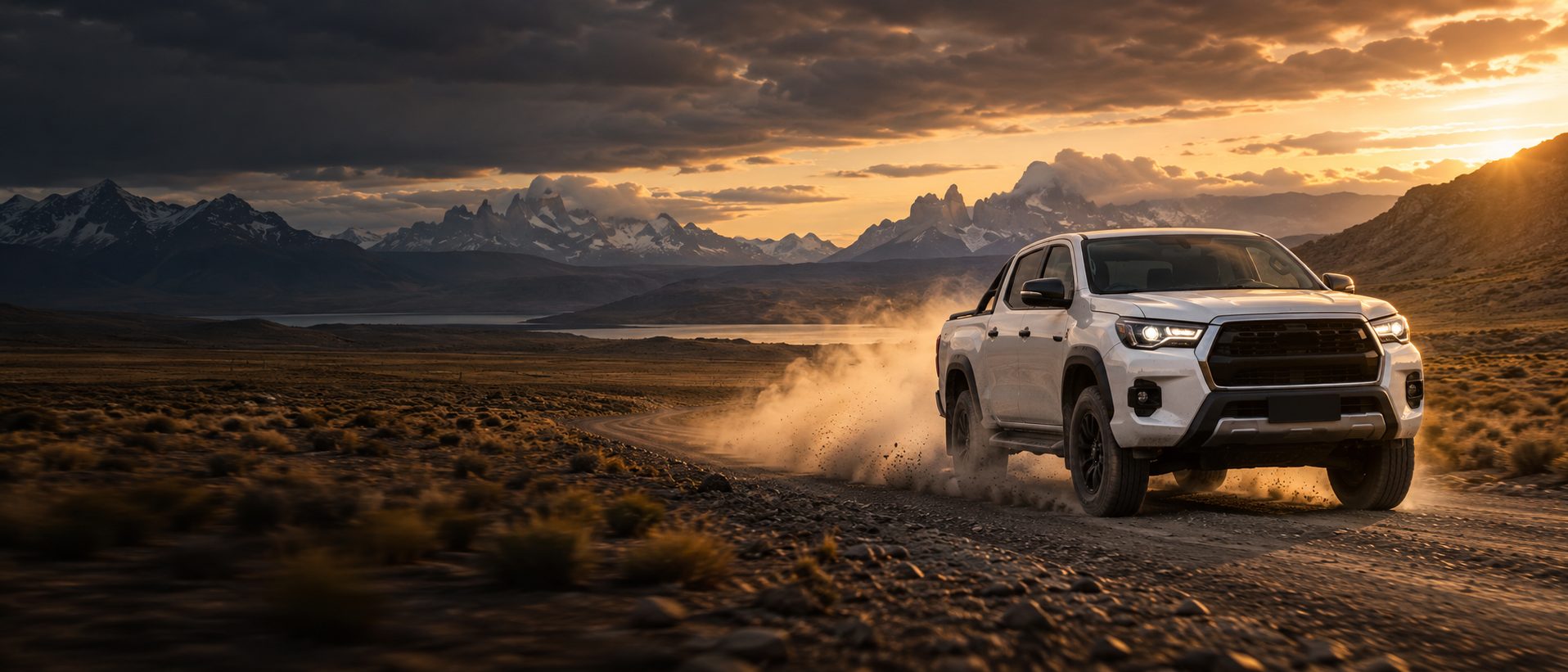 Toyota Hilux 4x4 en la Patagonia argentina